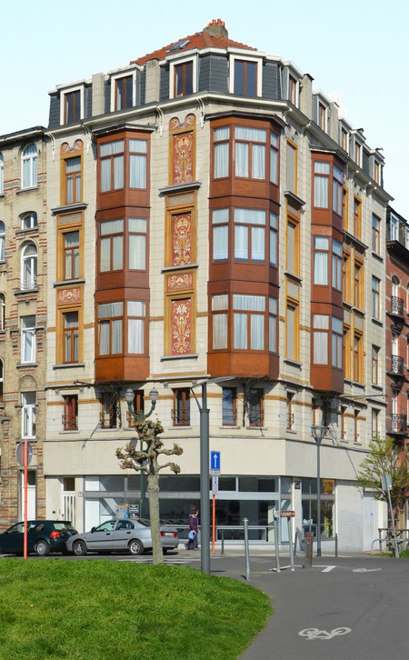 Louis Bertrandlaan 94-96, Schaarbeek (© APEB, foto 2014).