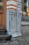 Chaussée de Wavre 580-582, Etterbeek, détail du soubassement (© APEB, photo 2016).