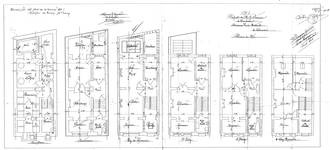 Avenue Louis Bertrand 92, Schaerbeek, plans des six niveaux, ACS/Urb. 176-92 (1908).