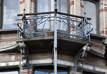 Clovislaan 85-87, Brussel Uitbreiding Oost, derde verdieping, balkon (© APEB, foto 2016).