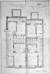Jozef II-straat 148 en 150, Brussel Uitbreiding Oost, grondplan van de souterrains, SAB/OW 13056 (1898).