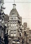 Louis Bertrandlaan 53-61, Schaarbeek, detail van een oude postkaart (Huis der Kunsten van Schaarbeek).